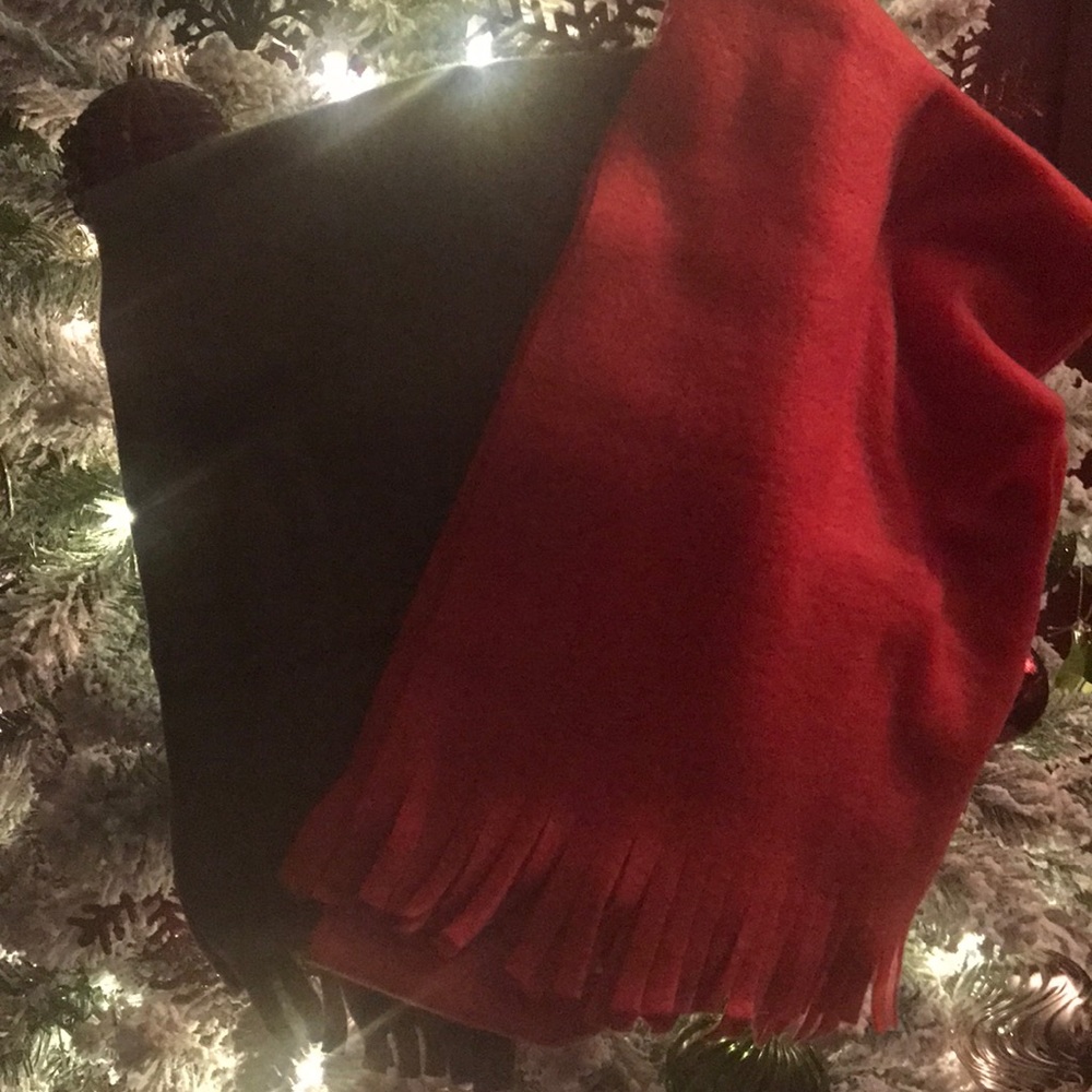 NWOT Felt Scarves Lot of 2